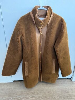 Anthropologie Women’s Brown Sherpa Jacket